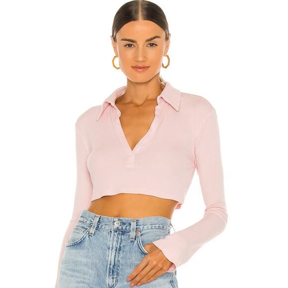 Lovers & Friends Celeste Top in Blush Pink NWT Size Small - Picture 1 of 3
